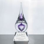 Picture of Neptune Teardrop Award - Violet