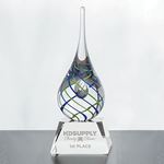 Picture of Teardrop Award - Blue/Green