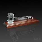 Picture of Crystal Gavel on Royal Finish Base 11-1/2" W
