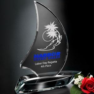 Picture of Sailboat Award 8"