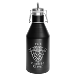 Picture of Polar Camel 64 oz. Black Vacuum Insulated Growler with Swing-Top Lid