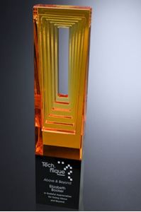 Picture of #8331 Athens Amber Award 10-3/4"