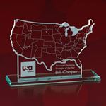 Picture of Map of USA Award