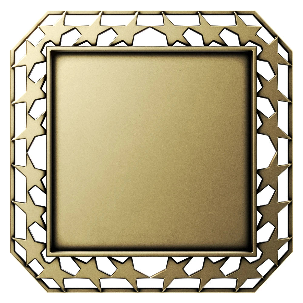 Star Border Square Insert (2-3/4")