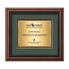 Deco Certificate TexEtch Framed Award