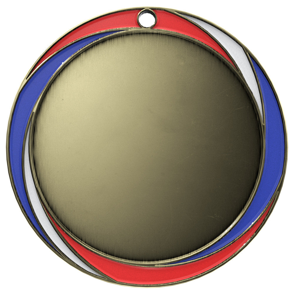 Red, White & Blue Swirl Insert (2-1/2")