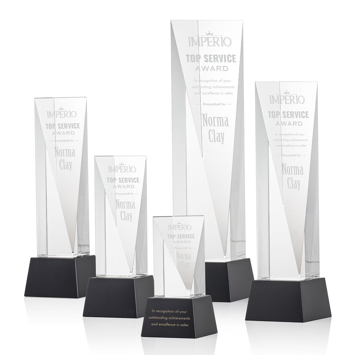 Easton Award on Base - Black