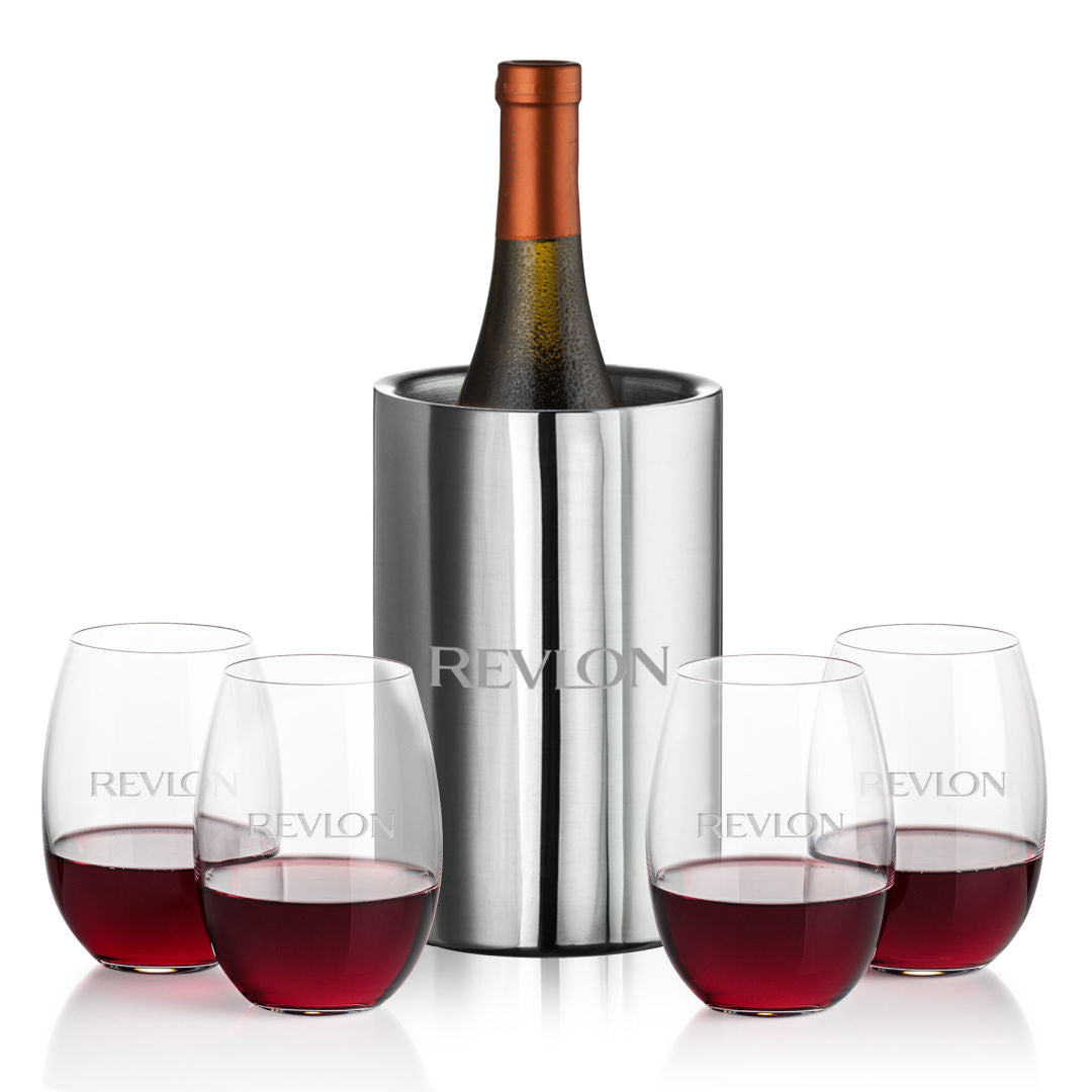 Jacobs Wine Cooler & Carlita Stemless Wine