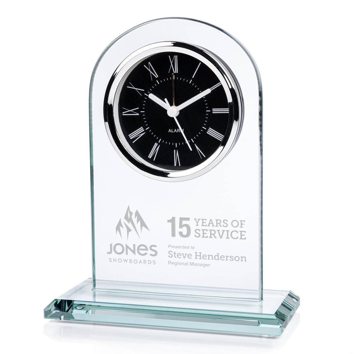 Woodbine Clock - Jade 7½"