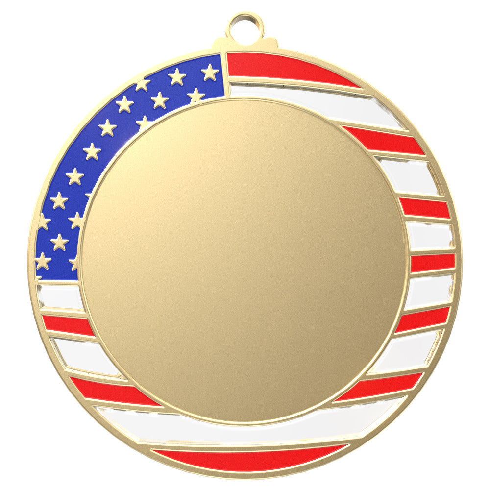 Matte American Flag Insert (2-3/4")