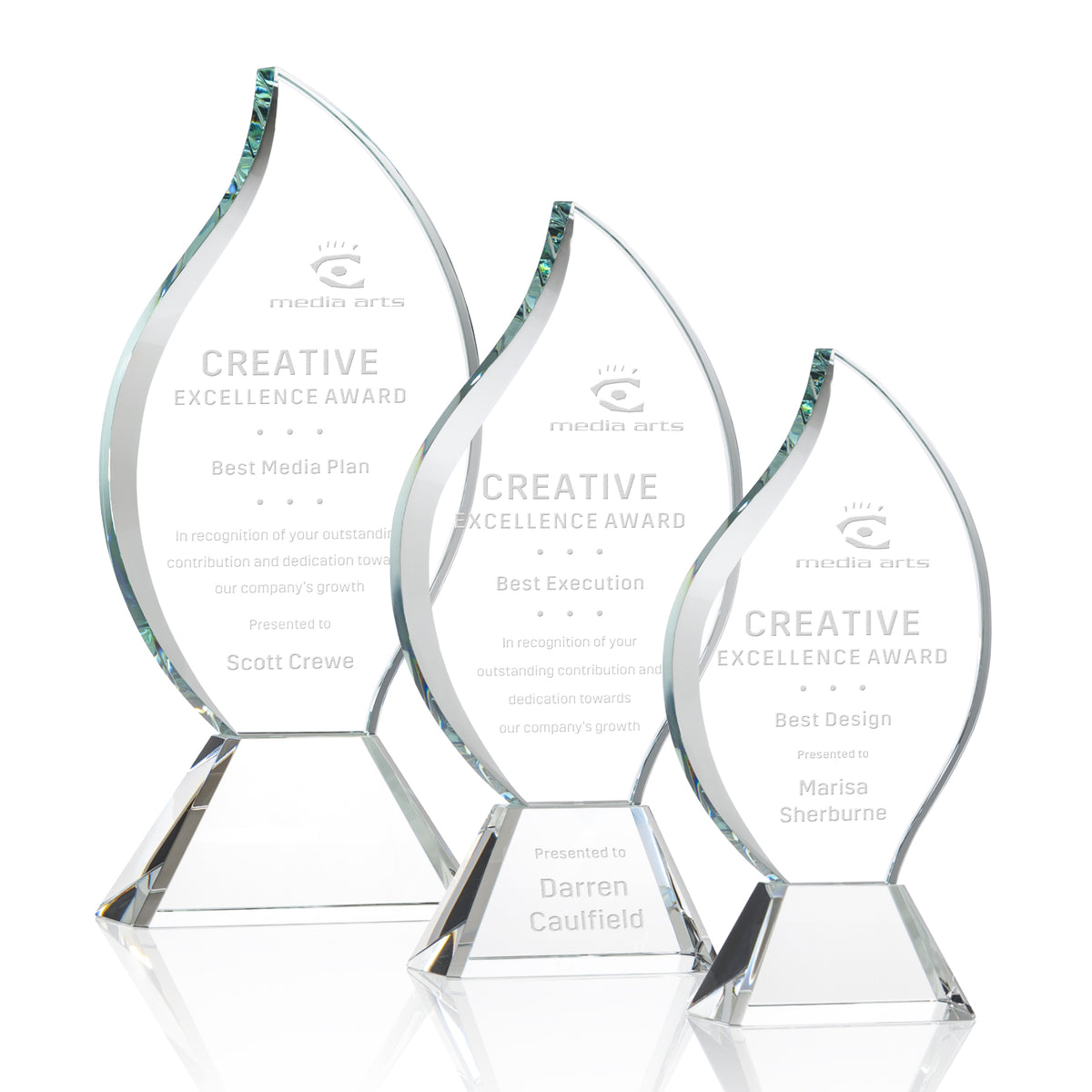 Norina Flame Award - Clear