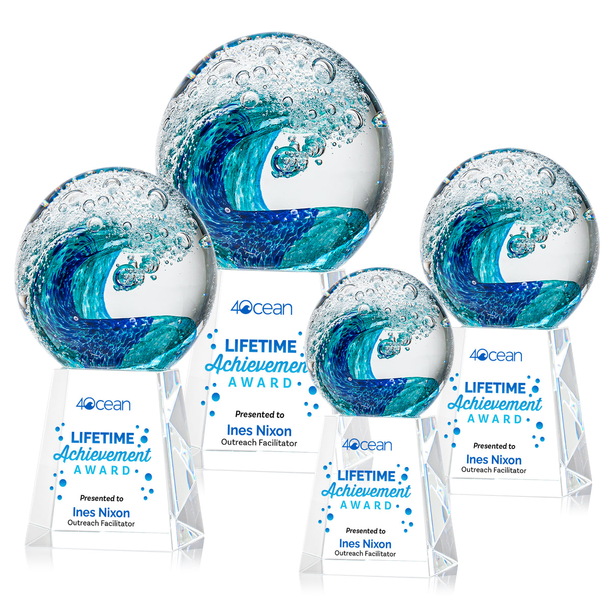 Surfside VividPrint™ Award on Celestina Base