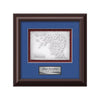 Monarch Cast Paper Framed Award