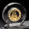 New York Optical Crystal Clock — Movement Finish