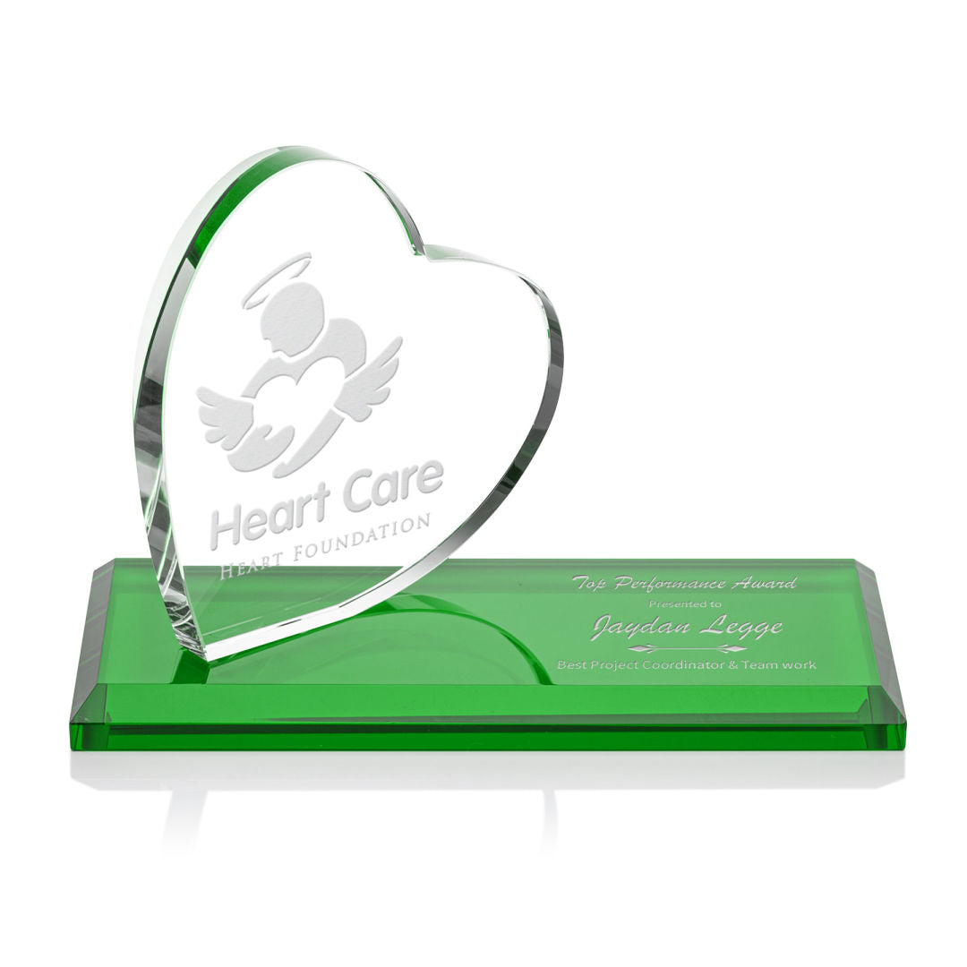 Northam Heart Award - Deep Etch