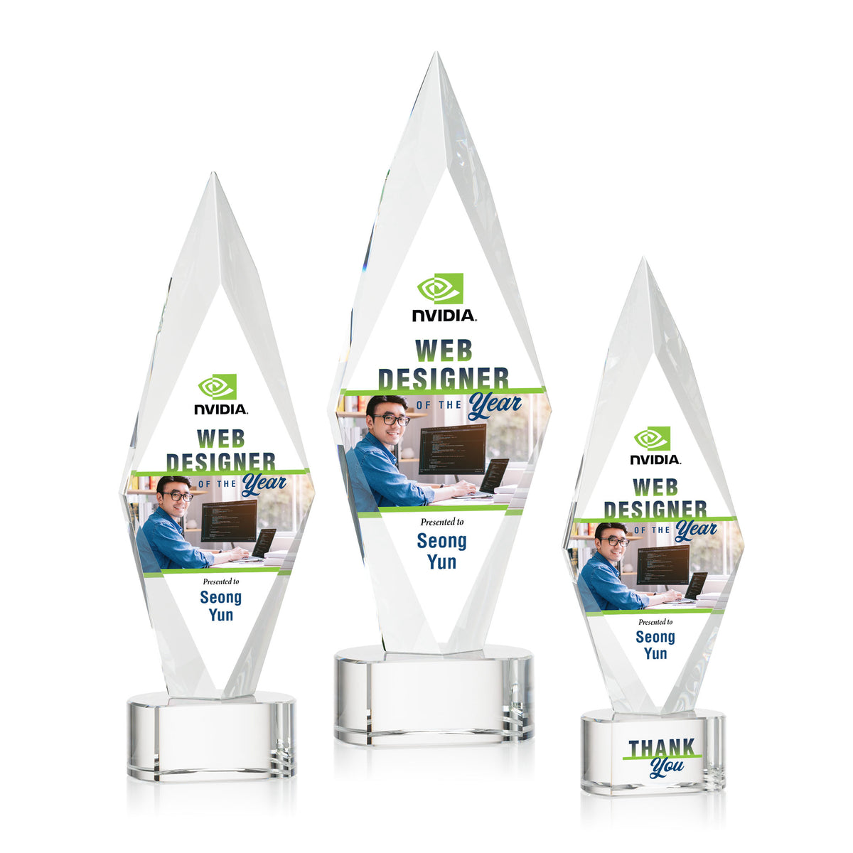 Manilow VividPrint™ Award on Paragon Base