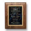 Gemstone Plaque — Wood, Plate Color and Size
