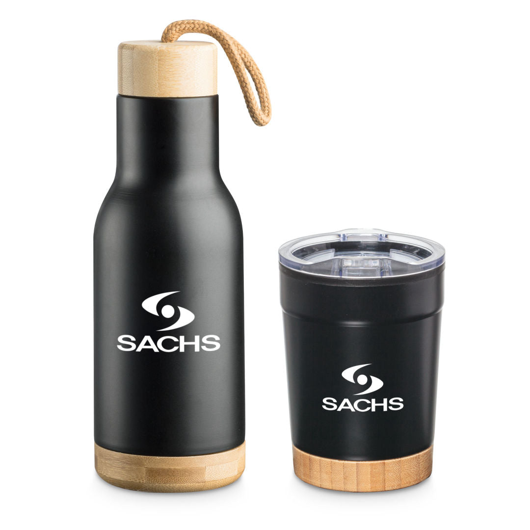 Arya Bottle & Tumbler Gift Set — Black — G616-557-BK