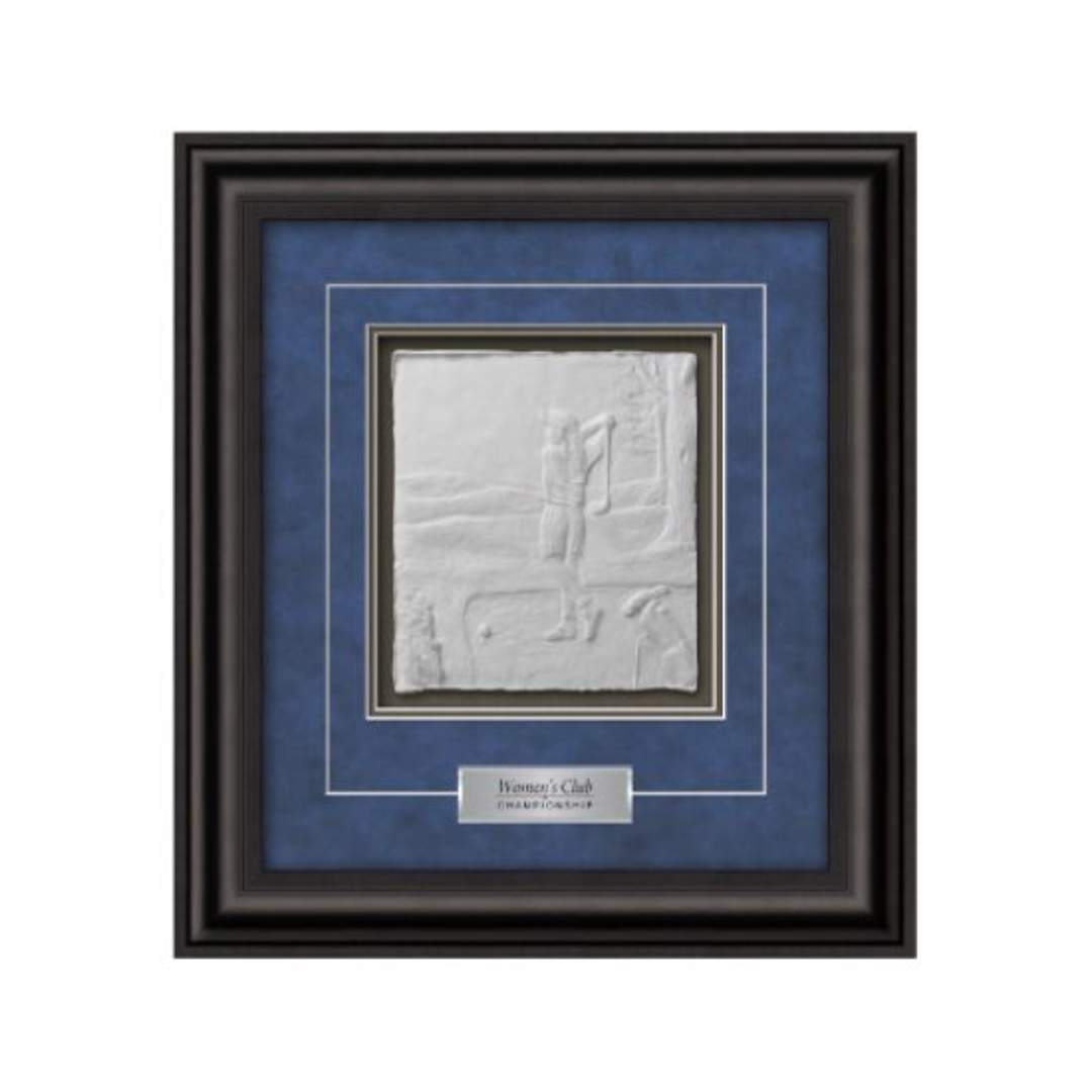 Female Golfer Framed Award