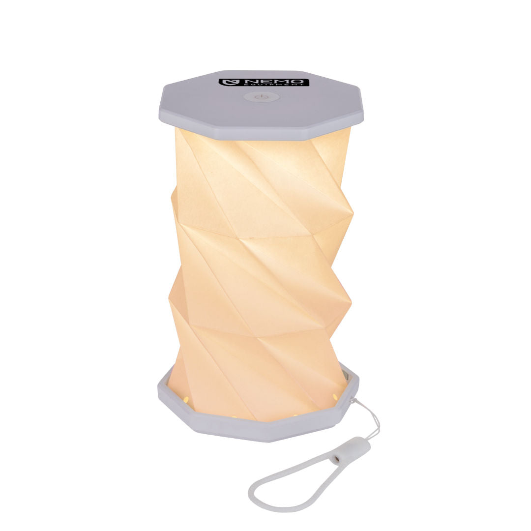 Tumnus Mini Portable Foldable Paper Lamp – White