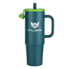 Kentia SS Travel Mug w/Silicone Straw & Charm Holder - 30oz