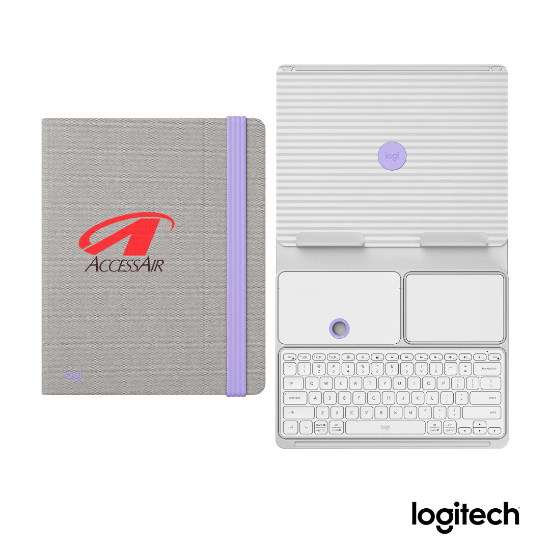 Logitech® Casa Pop-Up Desk – Sand Off-White
