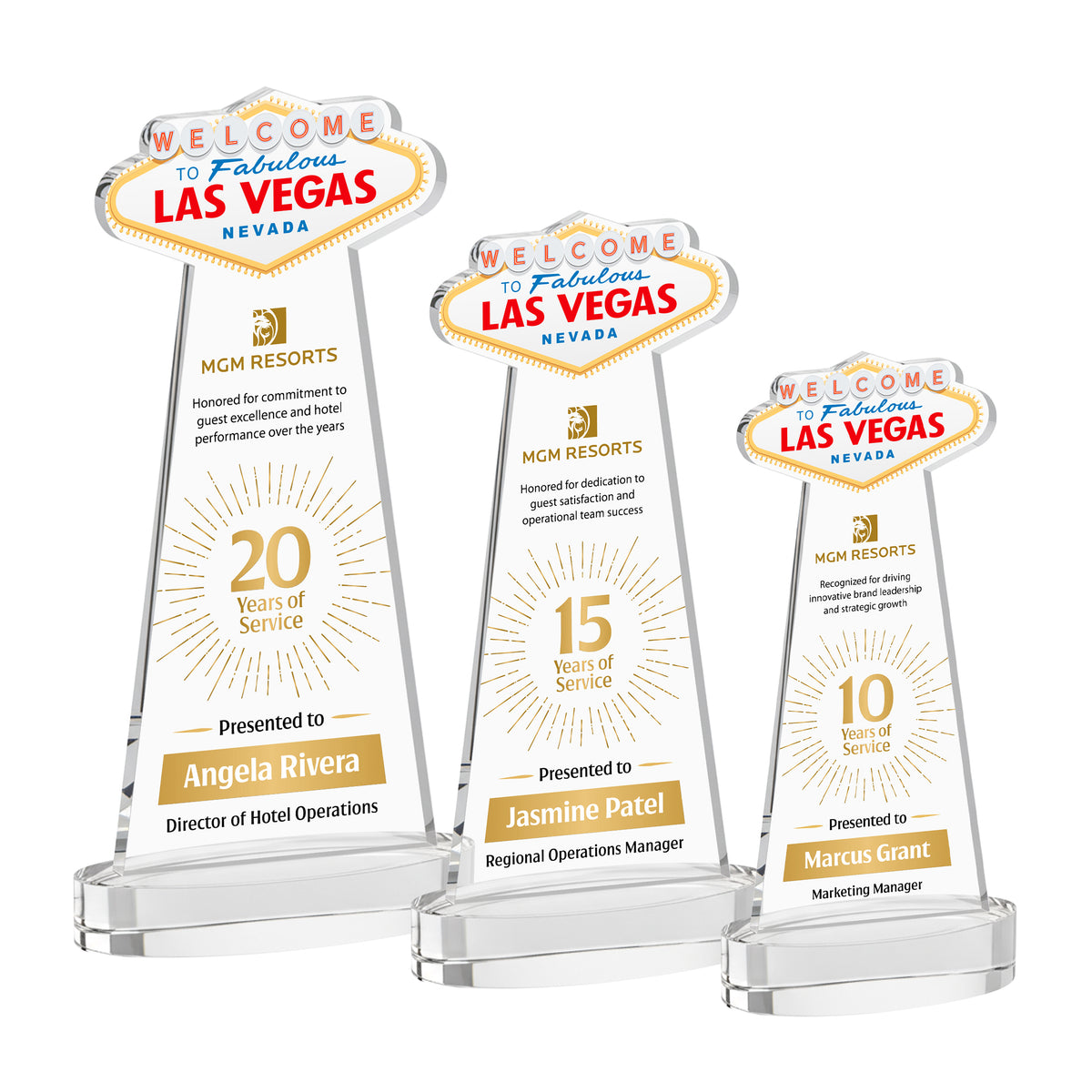 Las Vegas VividPrint™ Award on Alberton Base