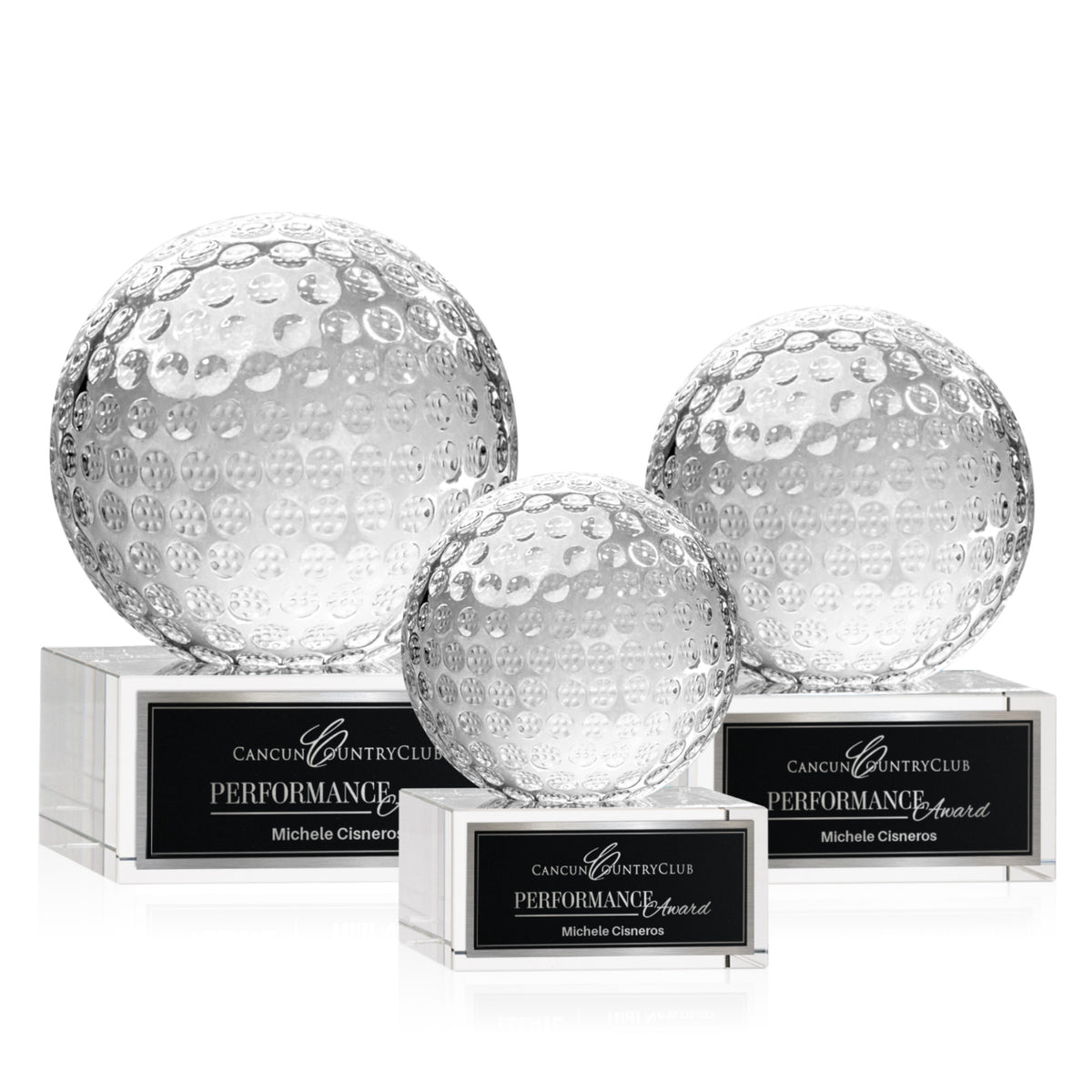 Golf Ball Award on Hancock Base