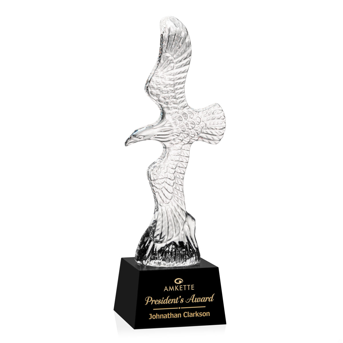 Staffordshire Eagle on Robson Base - Black