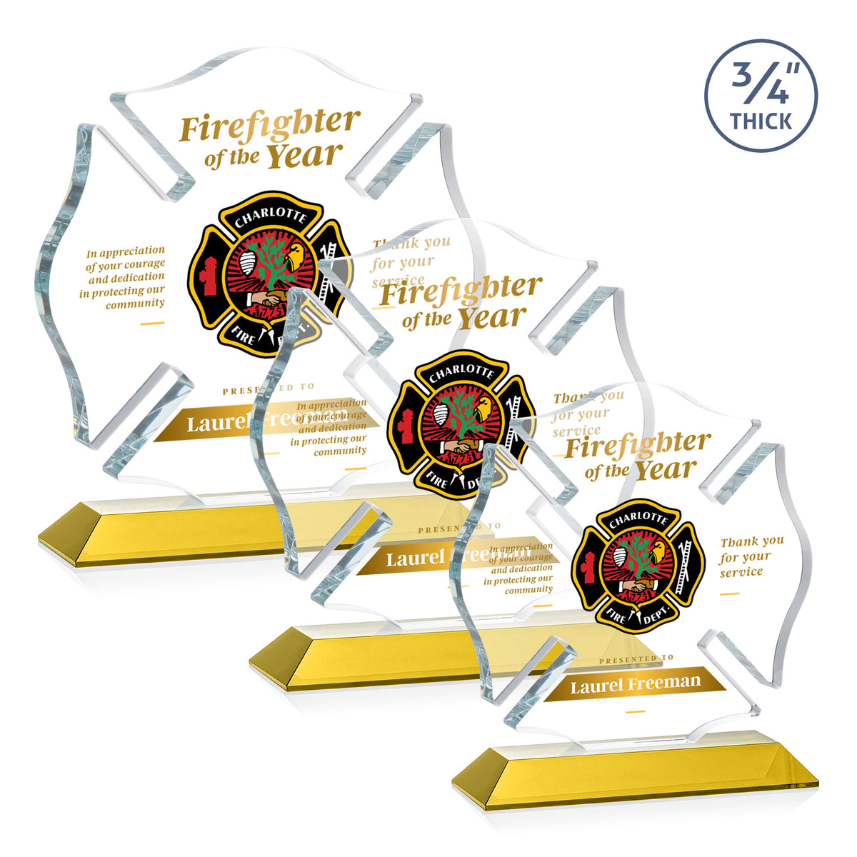Maltese Cross VividPrint™ Award - Gold