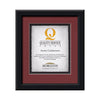 Myriad Artisan Paper Certificate Framed Award