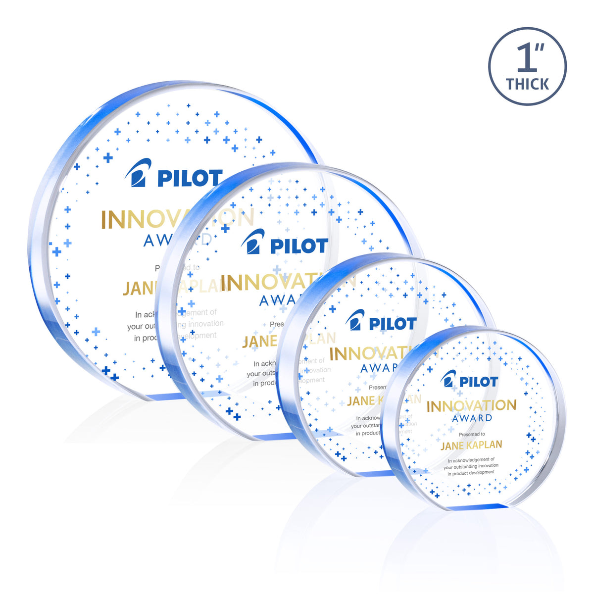 Narita Circle VividPrint™ Award - Blue