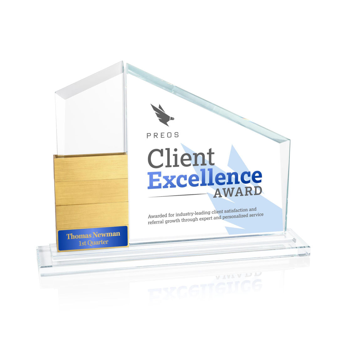 Castlewood Add-a-Block VividPrint™ Award - Gold