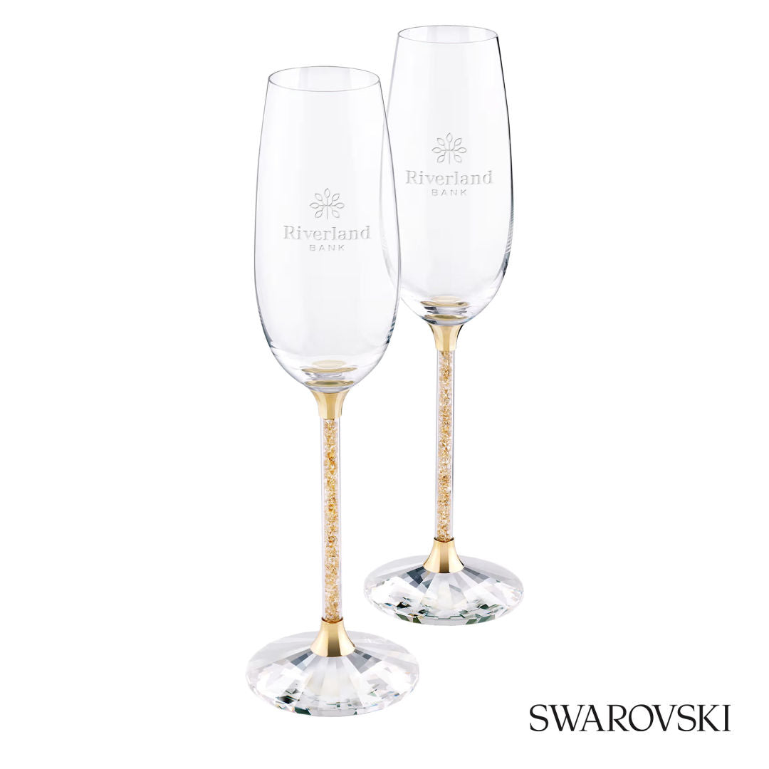 Swarovski® Crystalline Toasting Flutes (Set of 2)