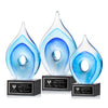 Caspian Art Glass Award – Base & Size Options