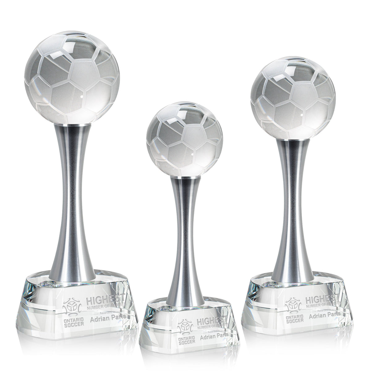 Soccer Ball Award on Willshire Base