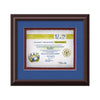 Monarch Artisan Paper Certificate Framed Award