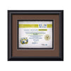 Monarch Artisan Paper Certificate Framed Award