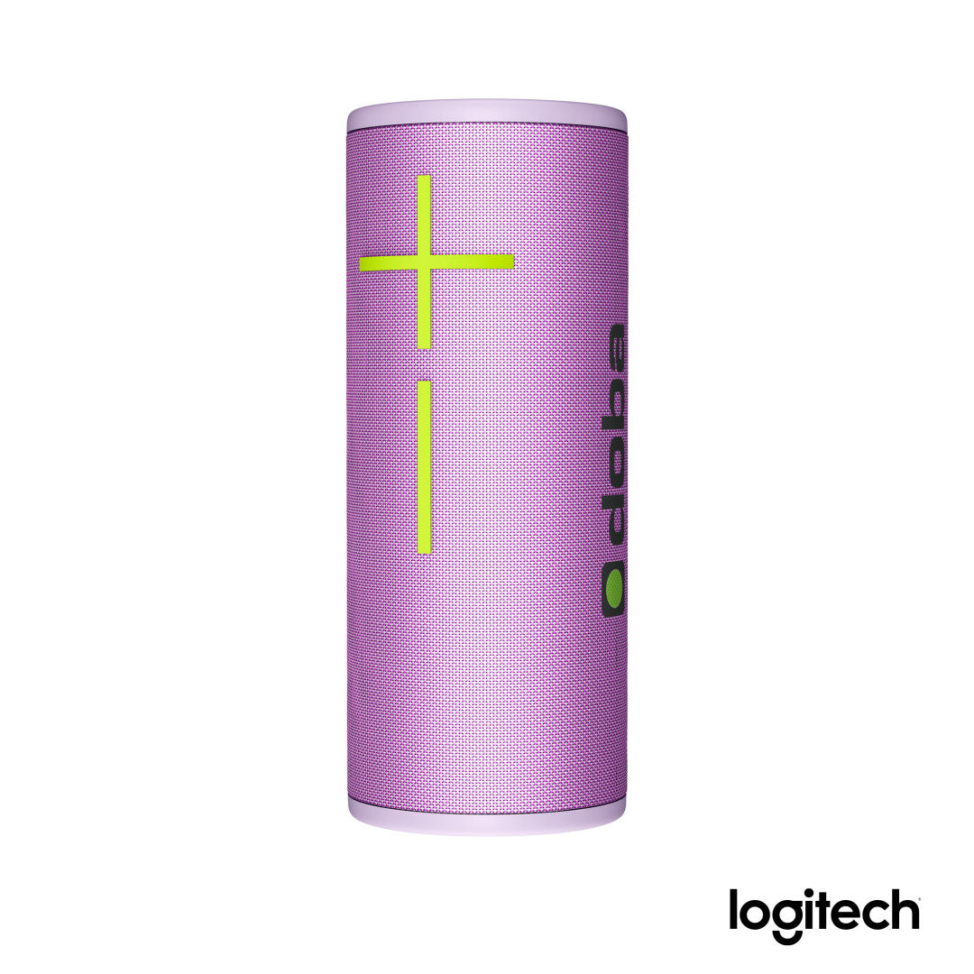Logitech® Ultimate Ears BOOM 4 Speaker – Enchanting Lilac PMS 2567 C, PMS 663 C, PMS 382 C