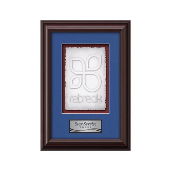 Monarch Cast Paper Framed Award