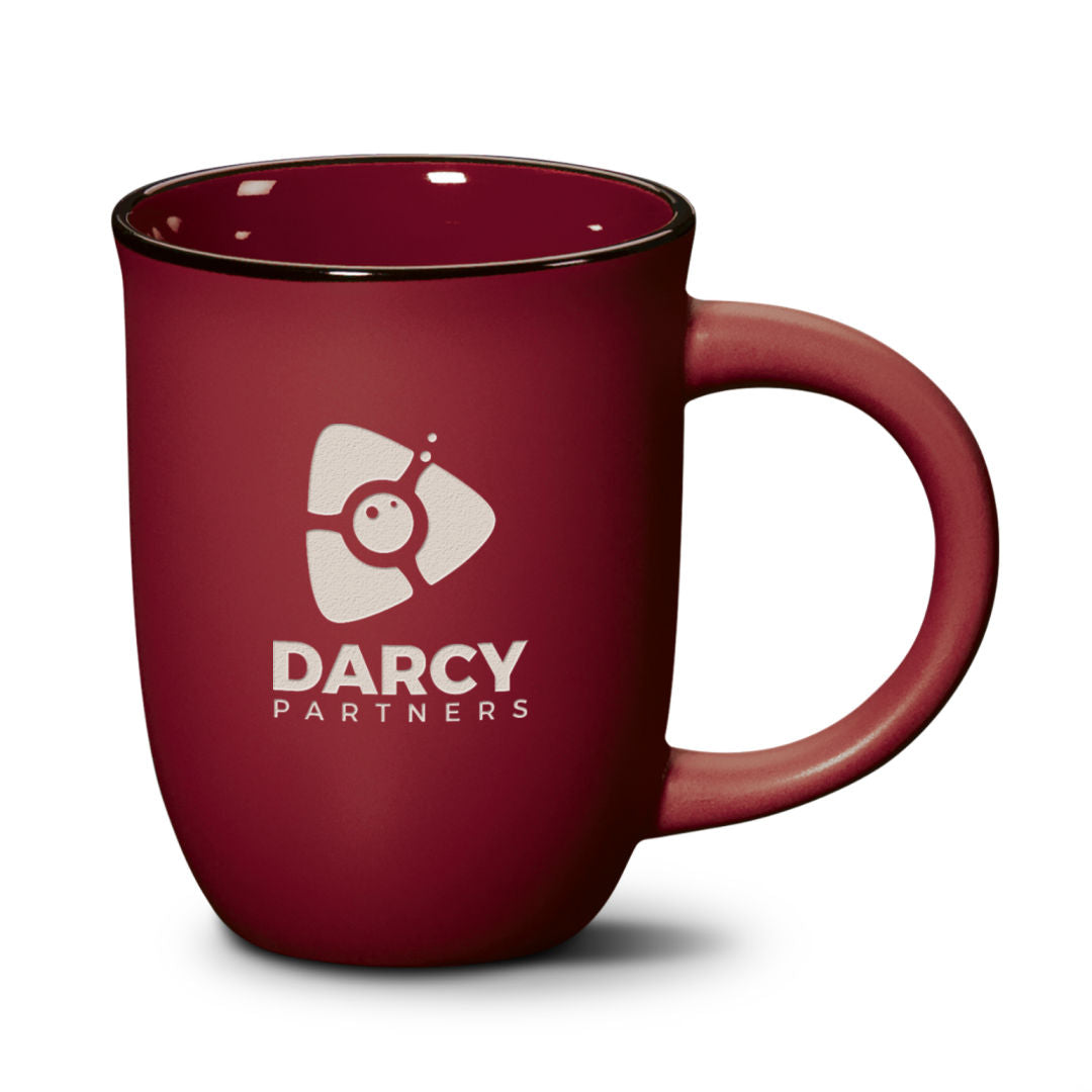 Fiona Mug - 14oz — Matte Burgundy — MUG7421-BU