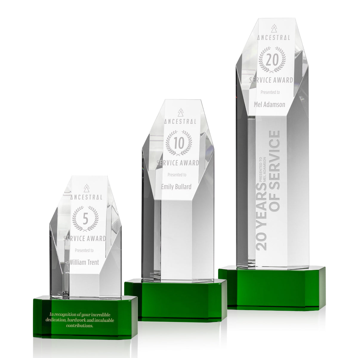 Ashford Award on Base - Green