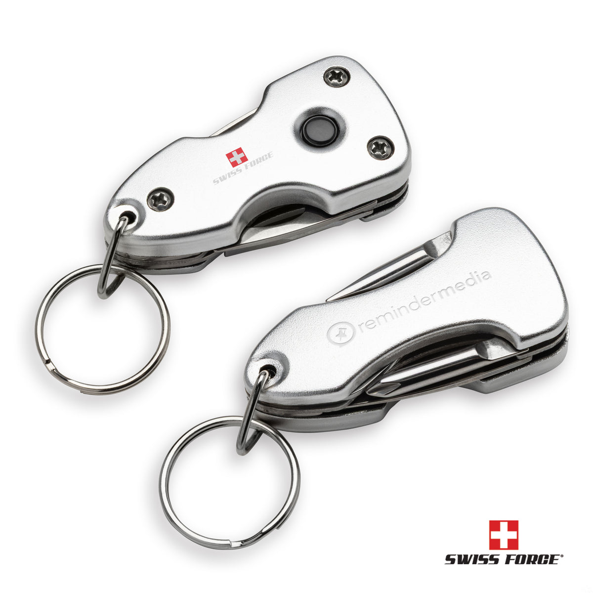 Swiss Force® Wildcub Multi-Tool & Flashlight Keyring