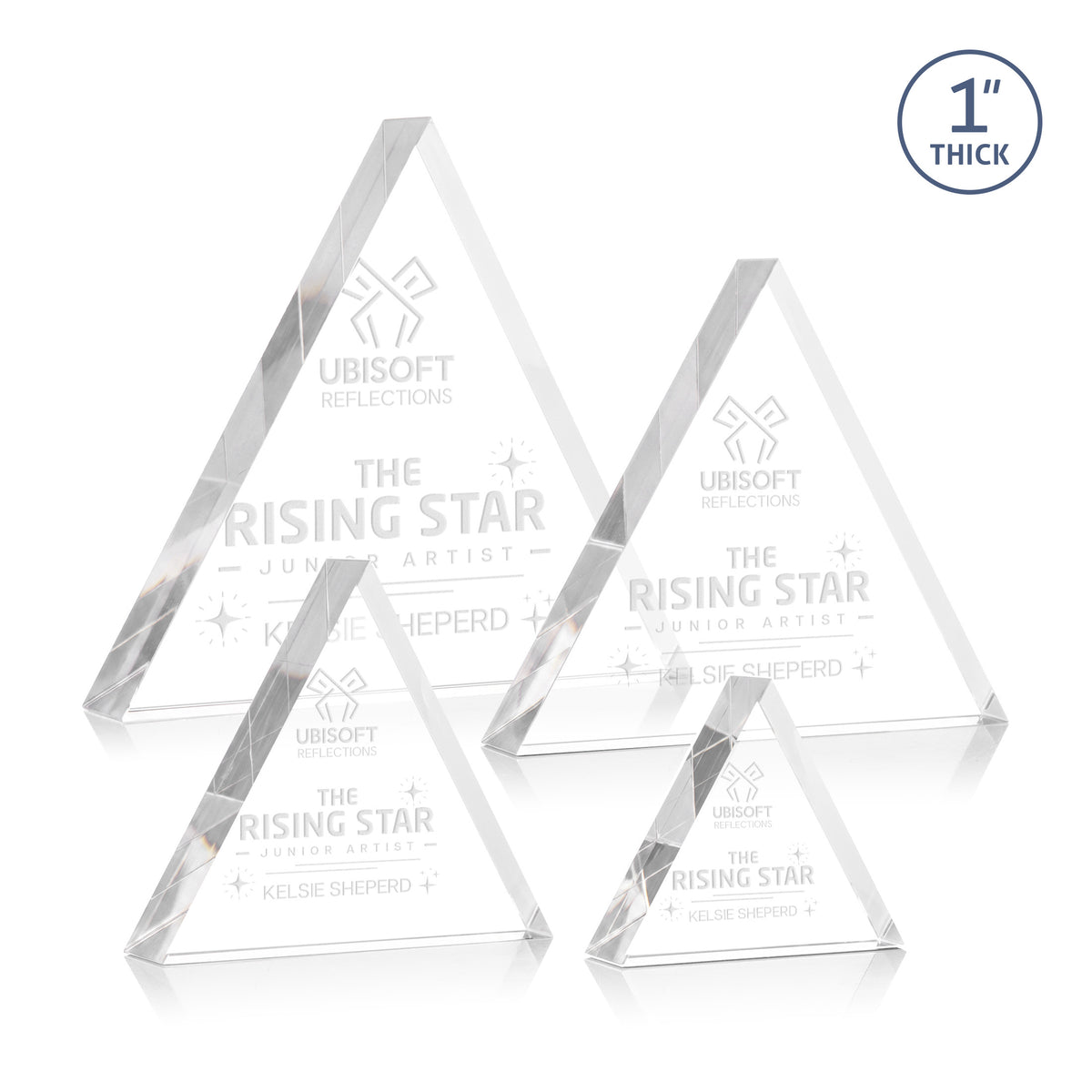 Spartan Triangle Award - Clear