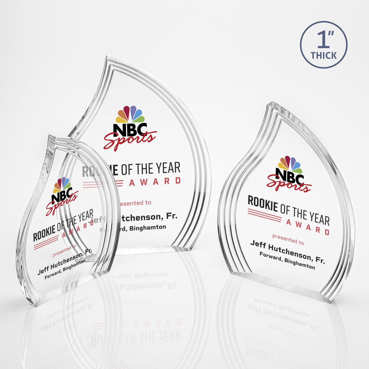 Tidworth Flame VividPrint™ Award -  Clear