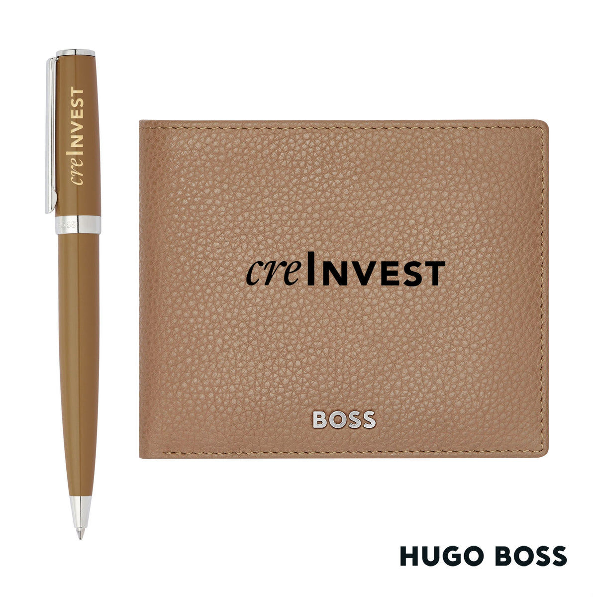 Hugo Boss® Ballpoint Pen & Wallet Set