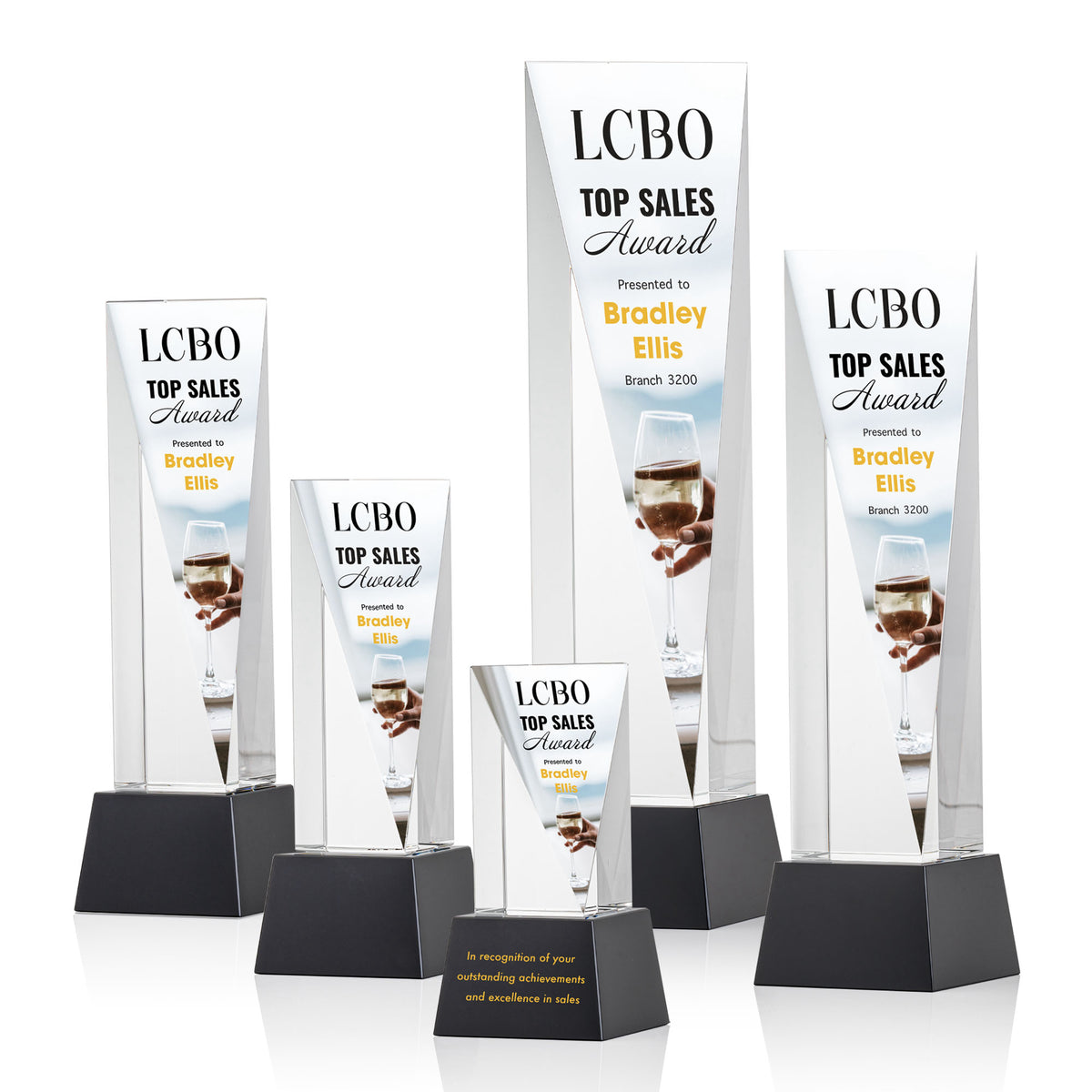 Easton VividPrint™ Award on Base - Black