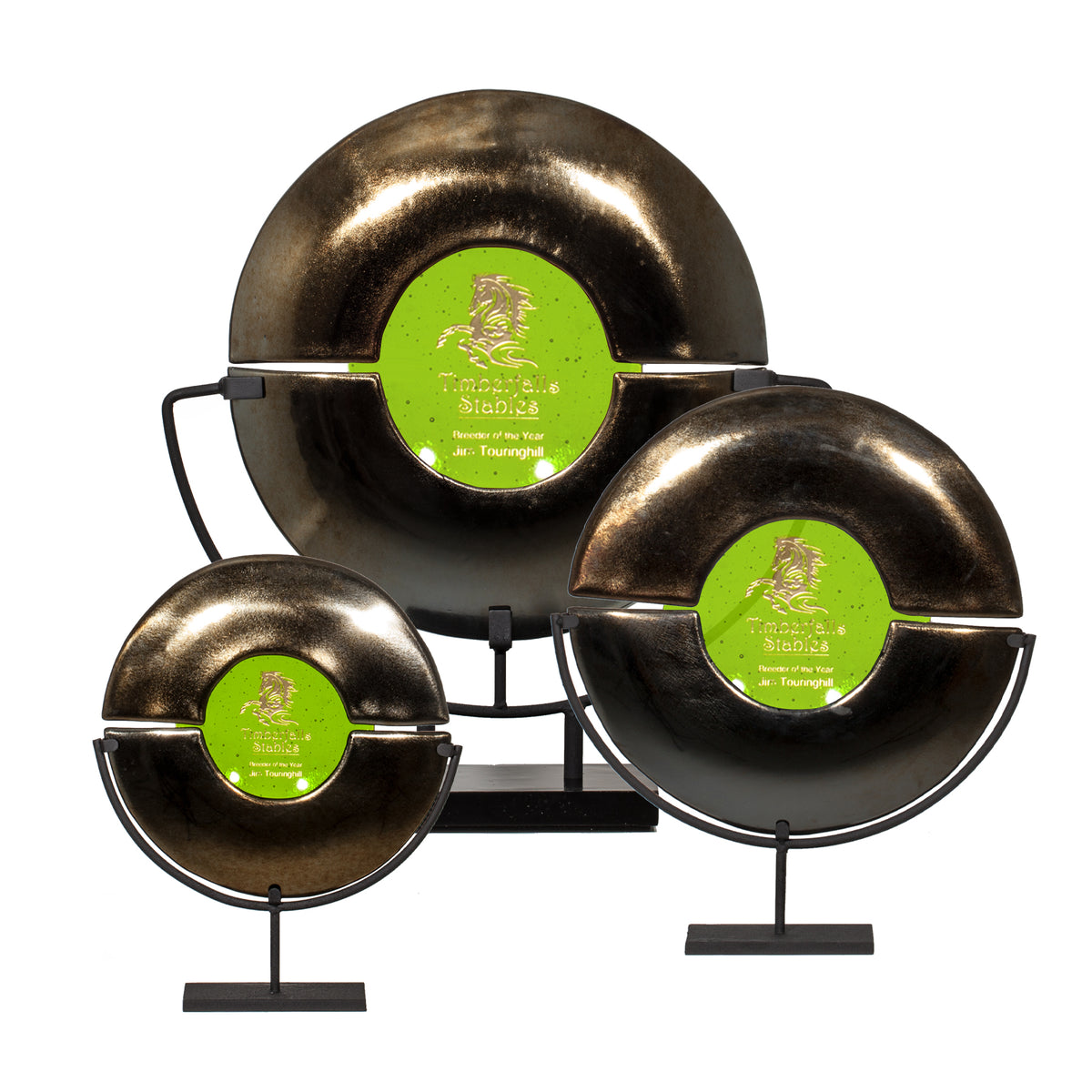 Unity Art Glass Award Green