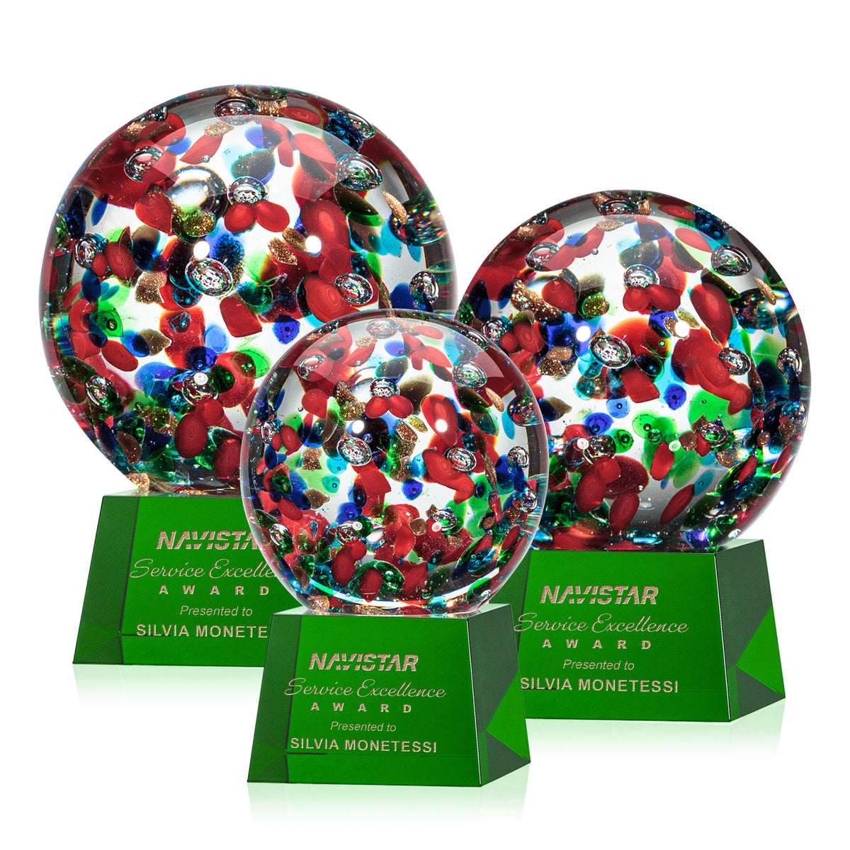 Fantasia Award on Robson Base - Green