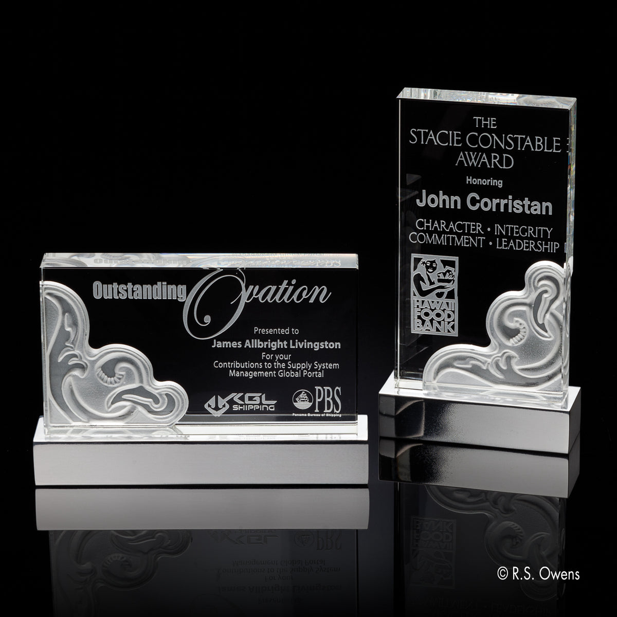 Tribute Optical Crystal and Aluminum Award